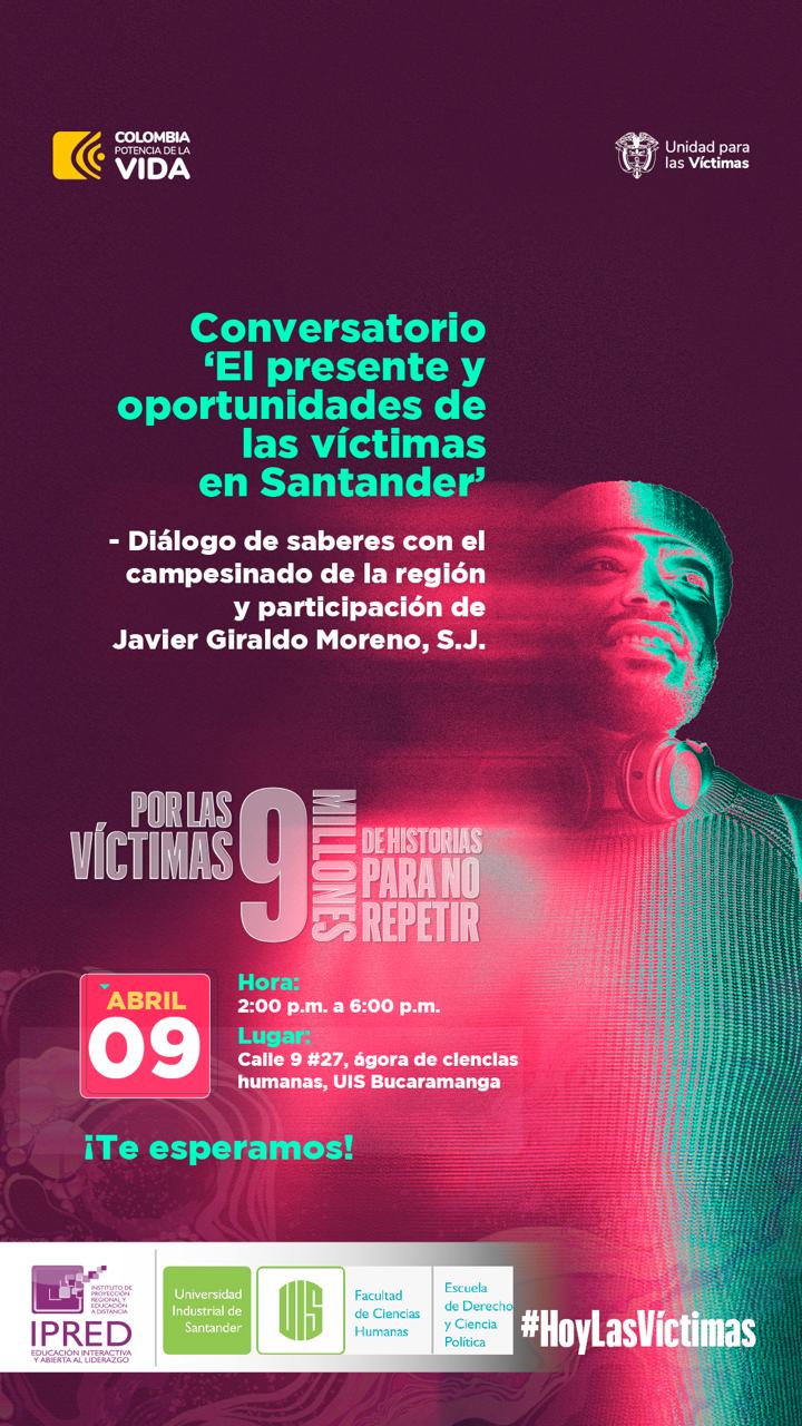 Imagen con la información del evento