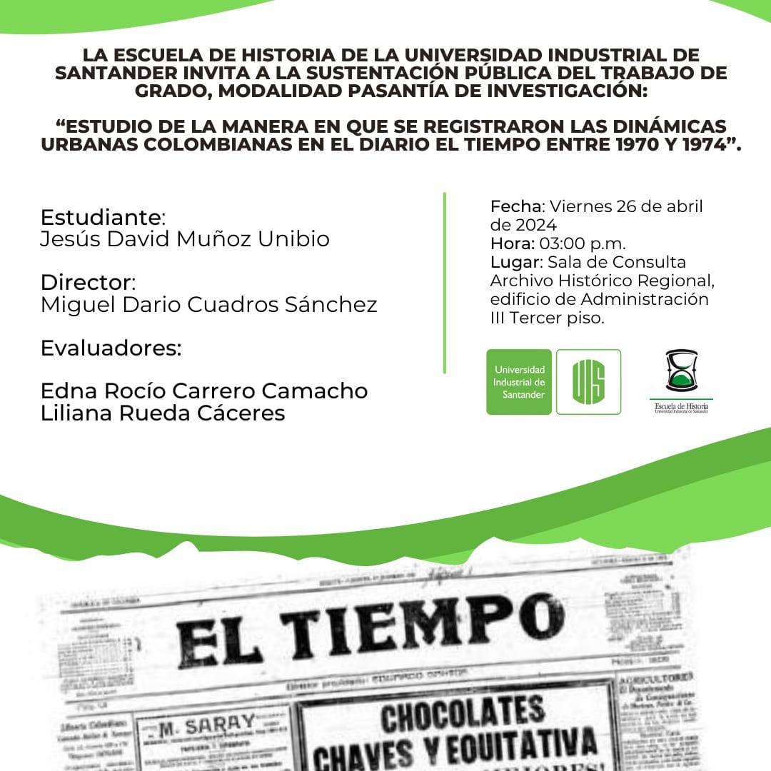 Imagen compuesta por texto con la información general del evento