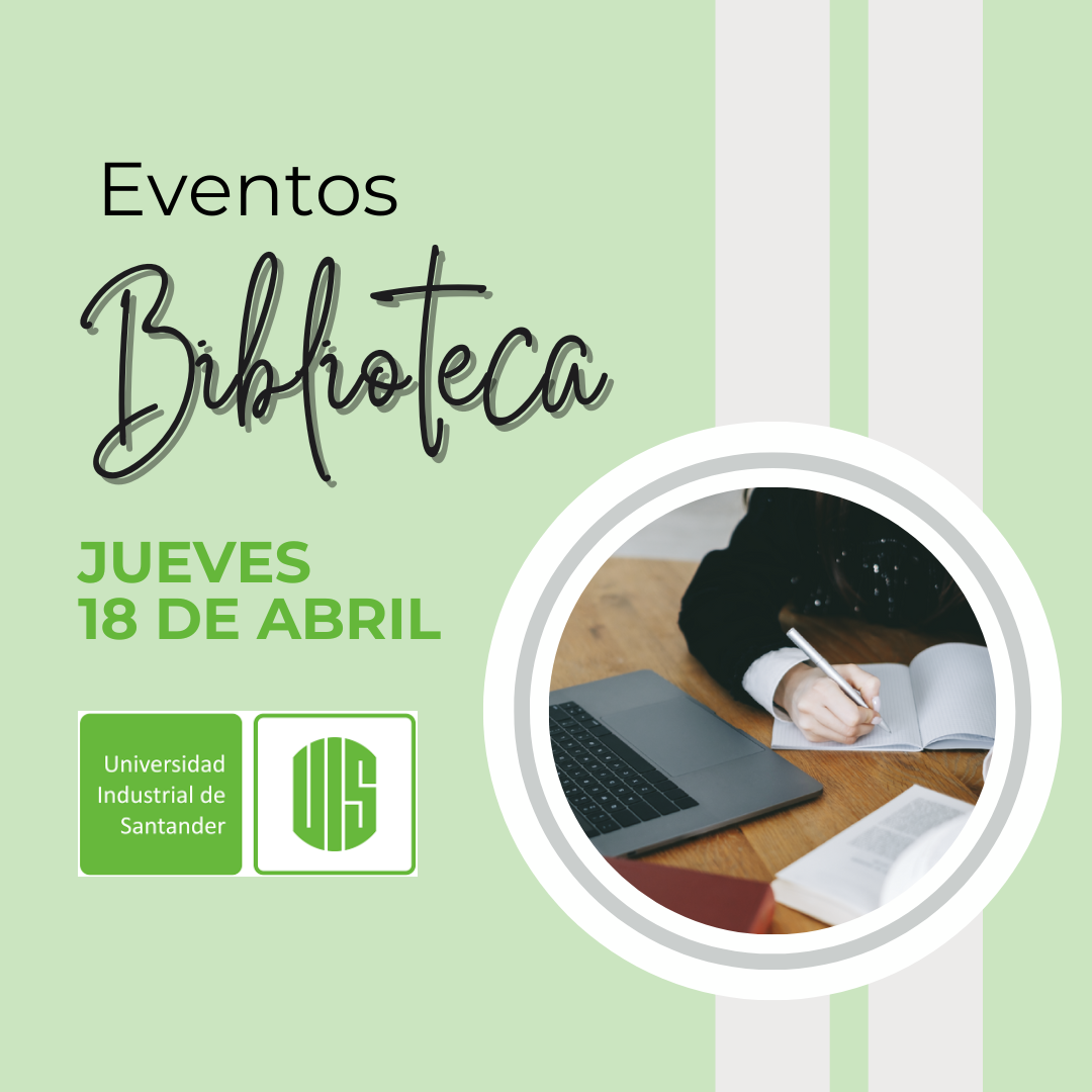 Imagen compuesta por una foto de biblioteca y el título del evento