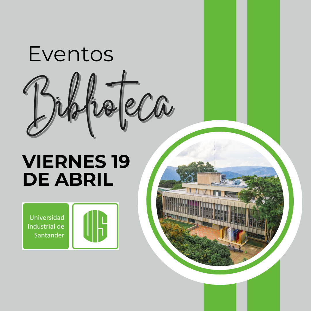 Imagen compuesta por una foto de biblioteca y el título del evento