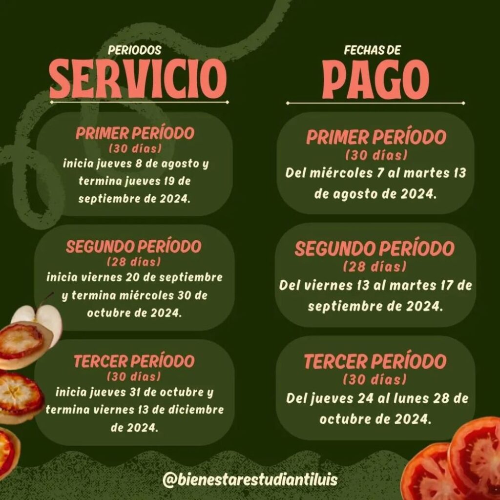 Imagen con el texto de los servicios y el pago de los mismos