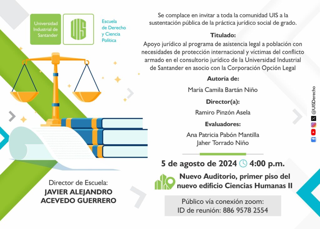 Sustentación del 5 de agosto y su información general