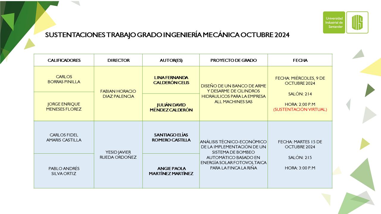 Imagen con el texto de la programación del evento