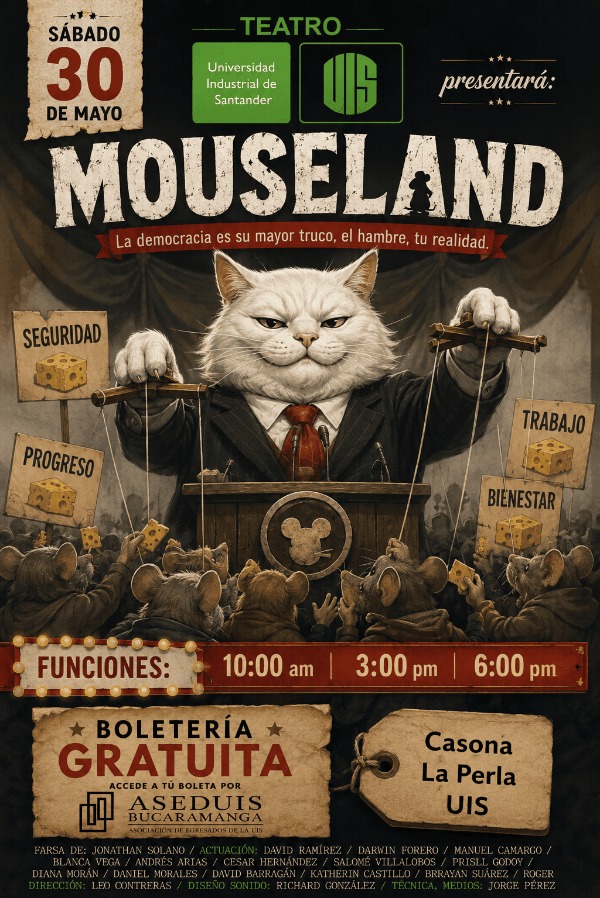 Mouseland - La democracia es su mayor truco, el hambre tu realidad