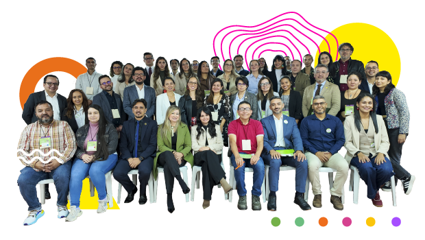 Fotografía grupal del encuentro de derecho