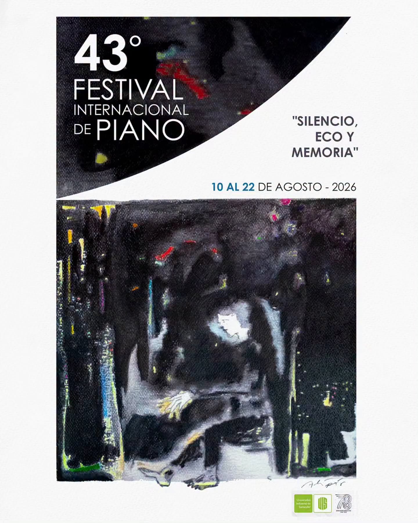 Portada de la Edición 43 del Festival Internacional de Piano
