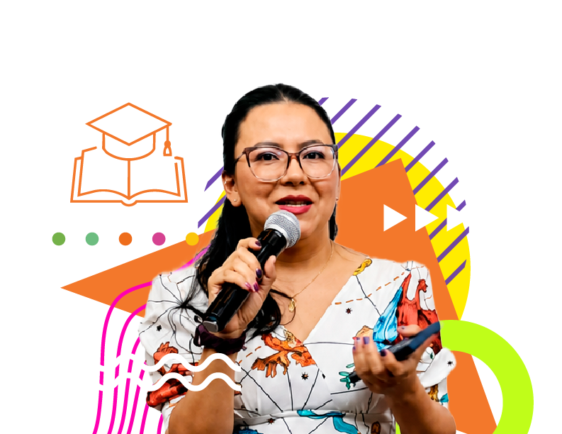 Imagen de Lisbeth Alvarado, lider en el área de educación