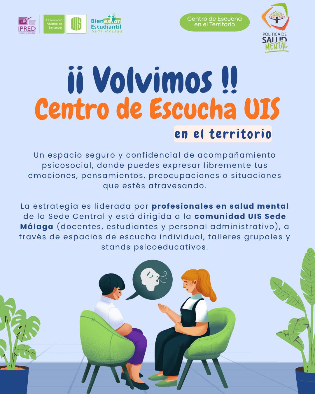 Pieza gráfica promocional del evento