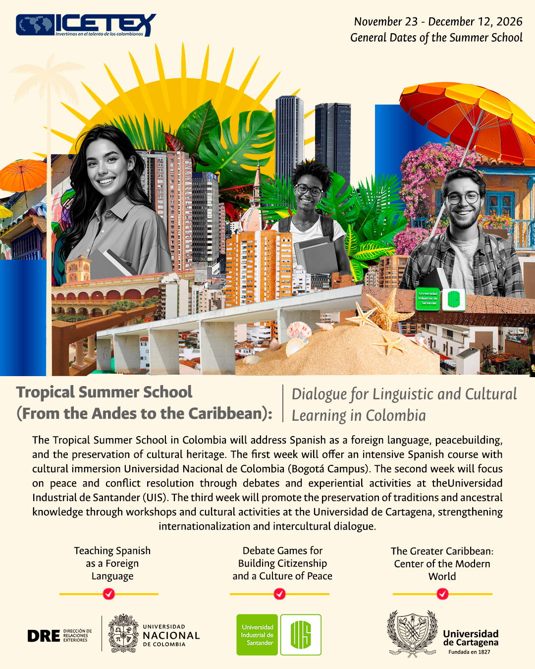 Información general del Tropical Summer School