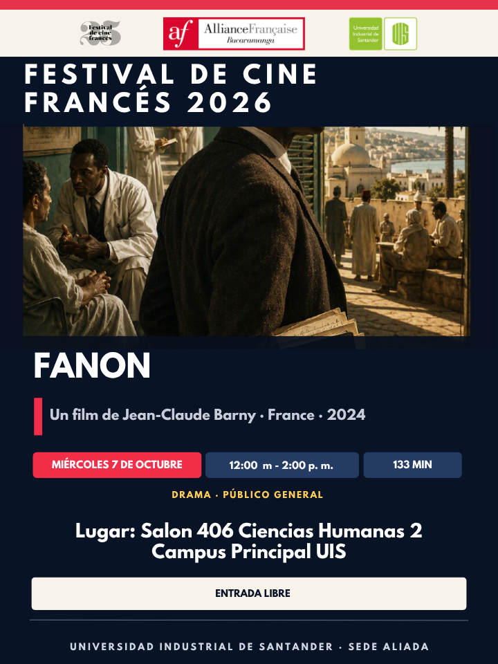 Invitación a ver la película Fanon - Festival de Cine Francés