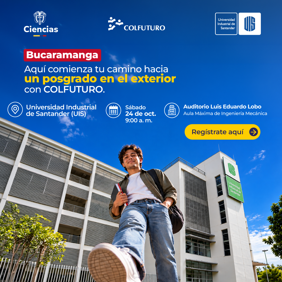Pieza gráfica del evento Colfuturo en tu ciudad.