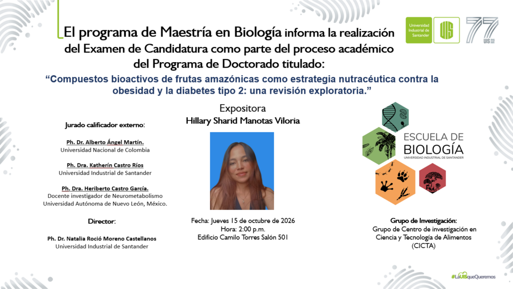 Detalle del examen de candidatura de Hillary Sharid Manotas Viloria.