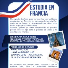 Información sobre la Charla de Campus France “Estudia en Francia”.